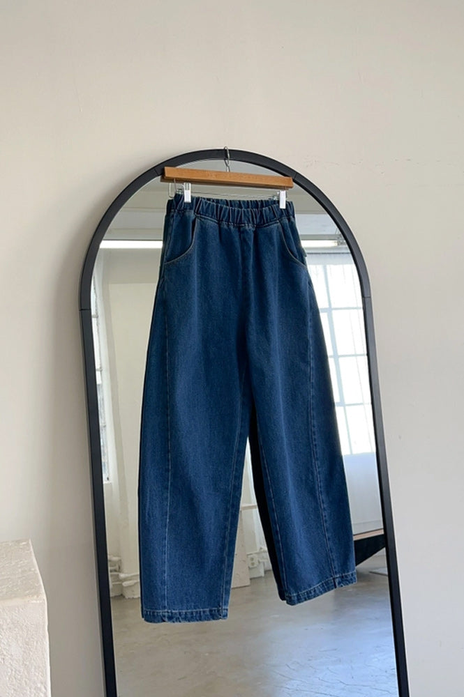 Le Bon Shoppe Long Arc Blue Denim Pants