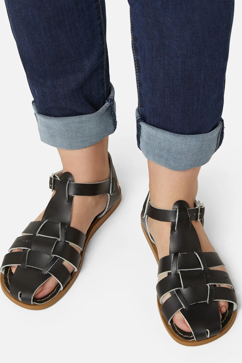 Salt - Water Shark Black Sandals