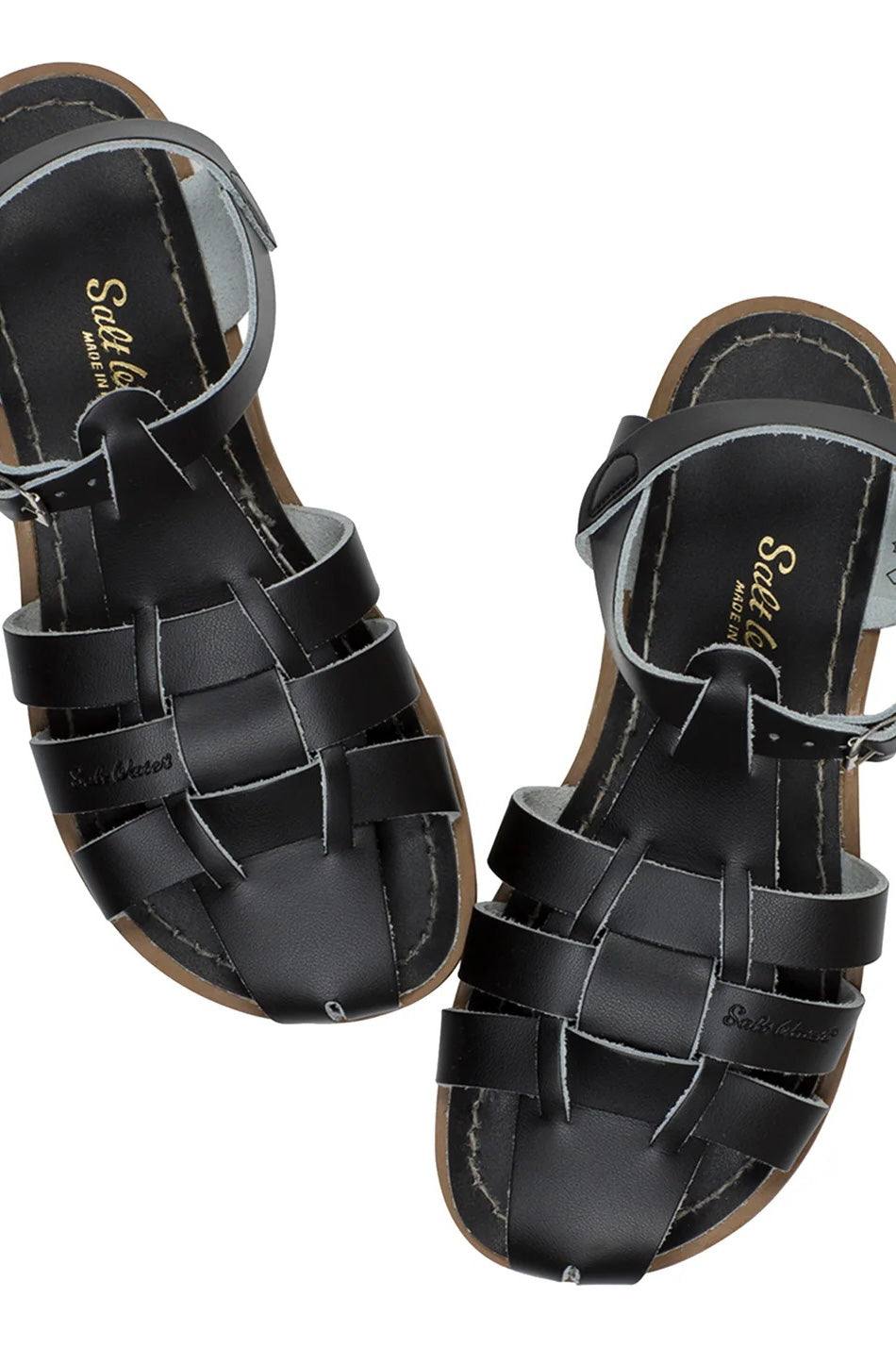 Salt - Water Shark Black Sandals