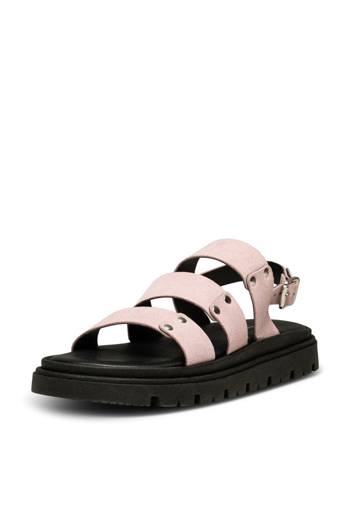 Shoe The Bear Rebecca Slingback Suede Soft Pink Sandals