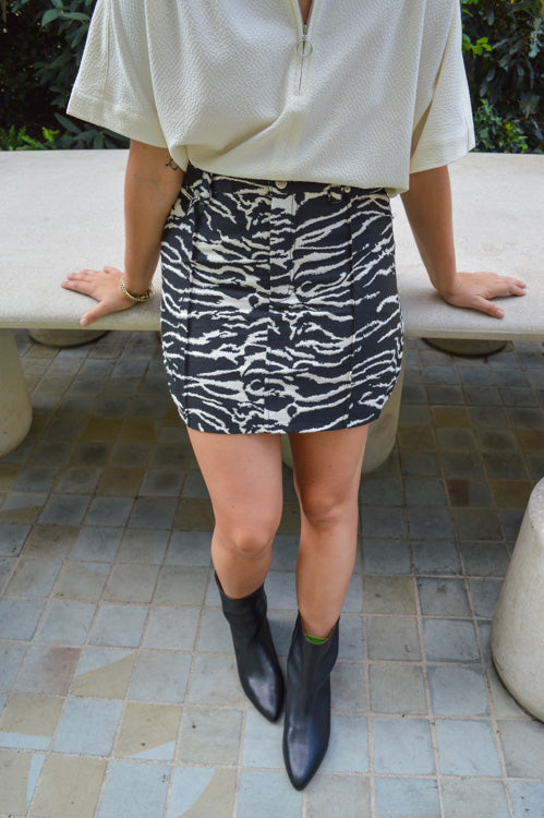 Baum Und Pferdgarten Silie Black Whisper Zebra Skirt