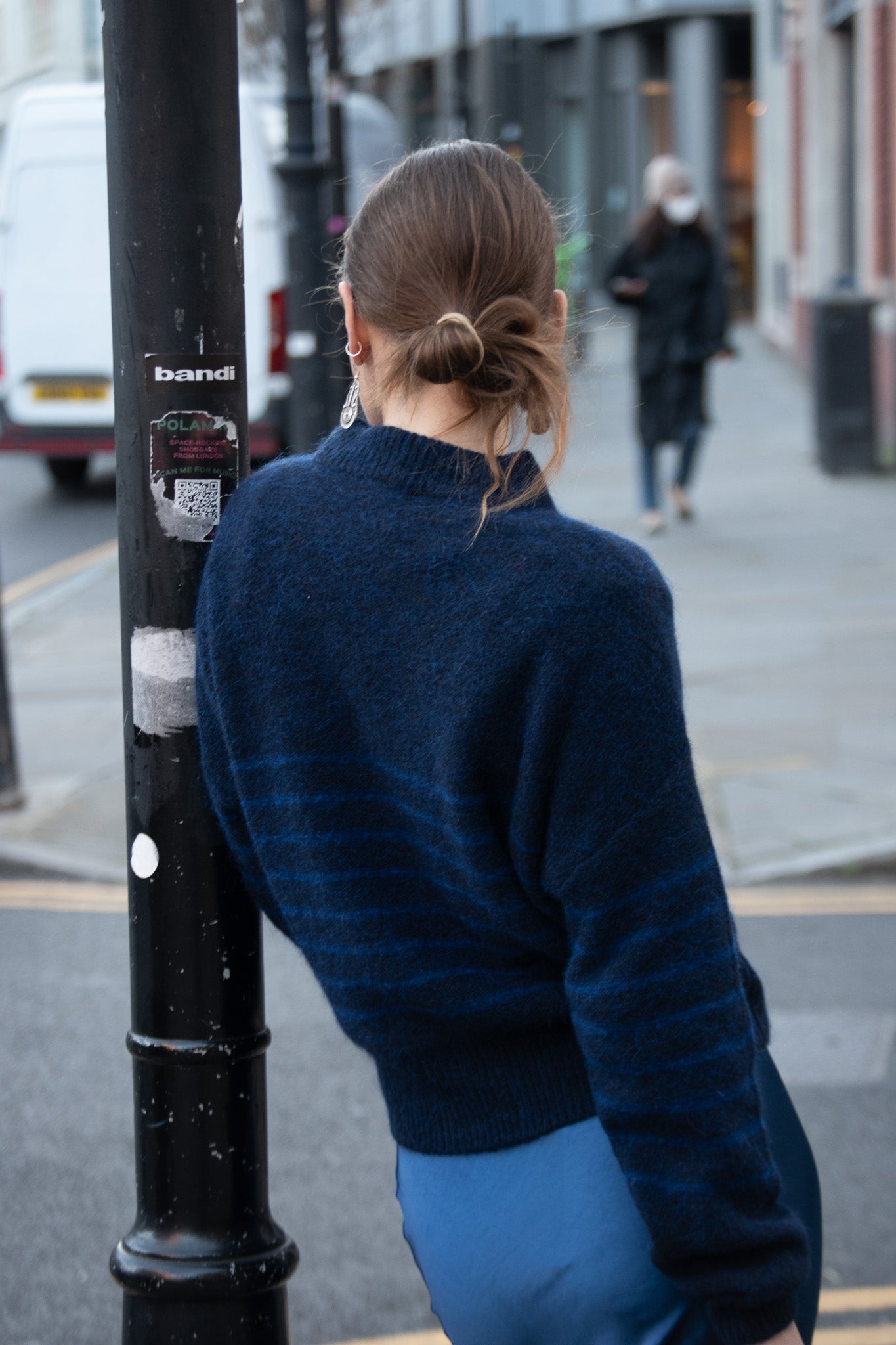 By-Bar Sonny Stripe Midnight Blue Pullover