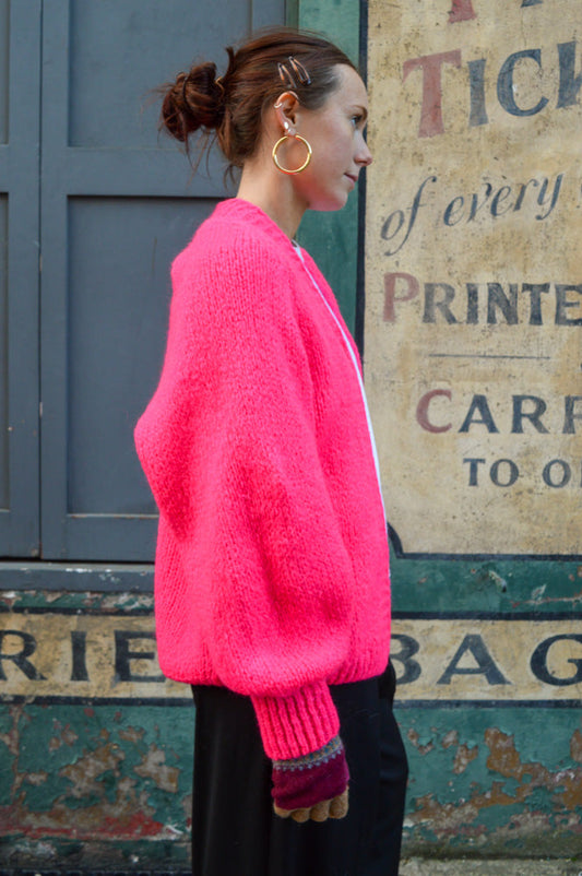 Noella Fora Poppy Pink Cardigan