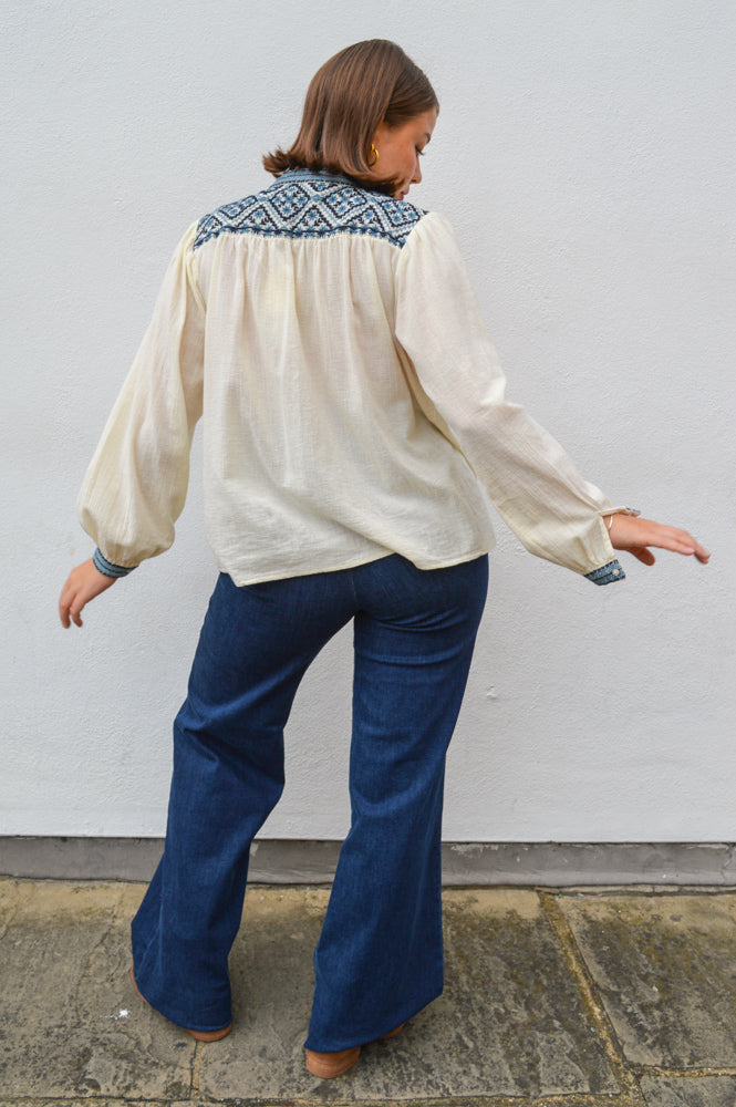 Maison Hotel Wandering Star Beth Sapphire Blouse