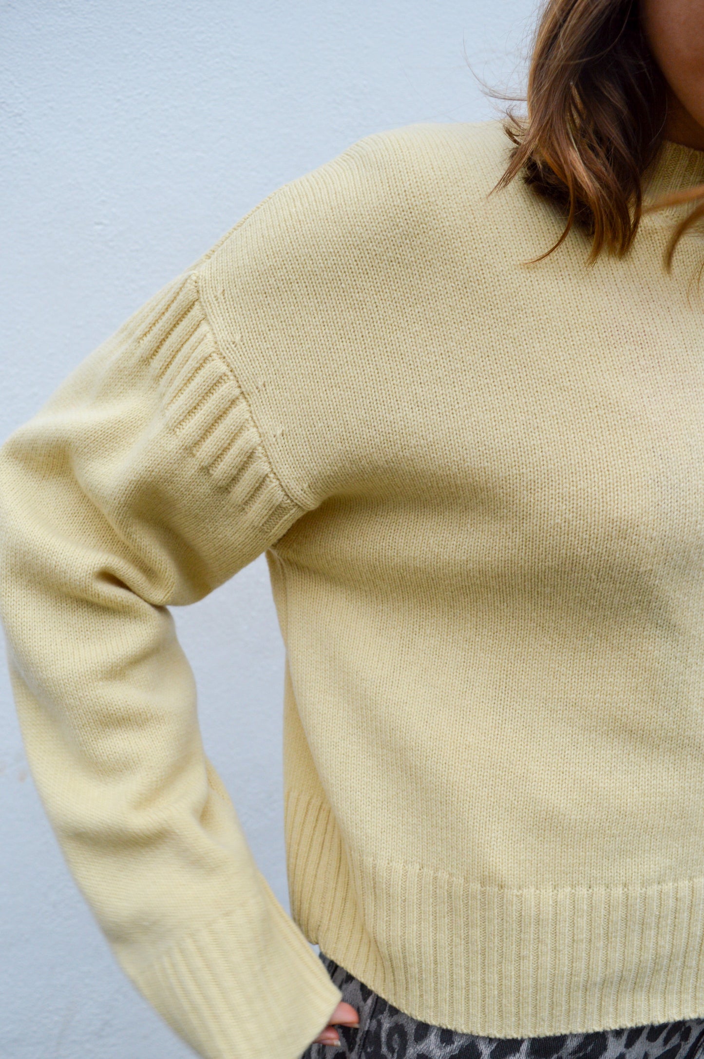 Vanessa Bruno Esther Light Yellow Pullover