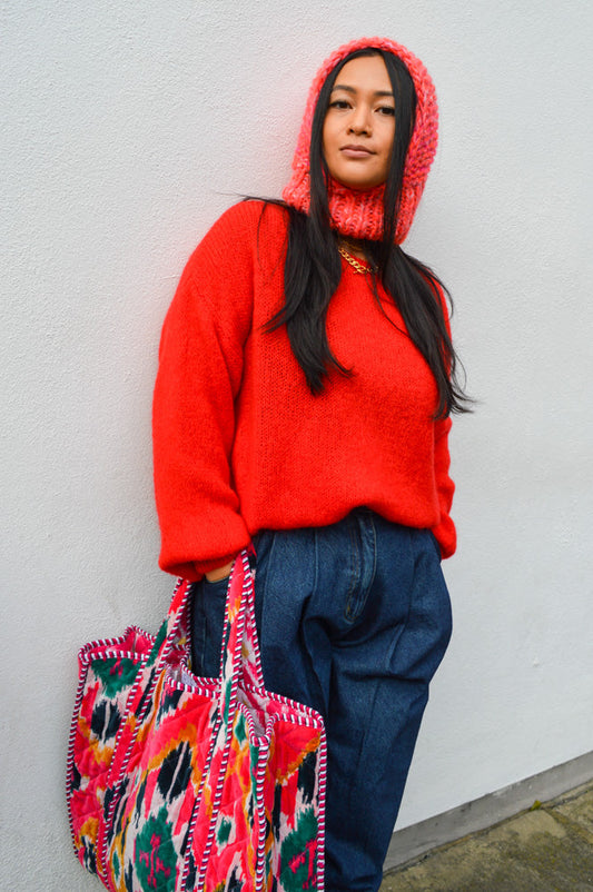 Marta Rosa Red Pullover