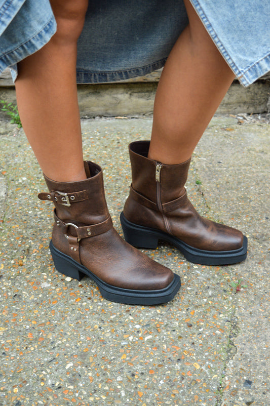 Shoe The Bear Amina Dark Brown Boots