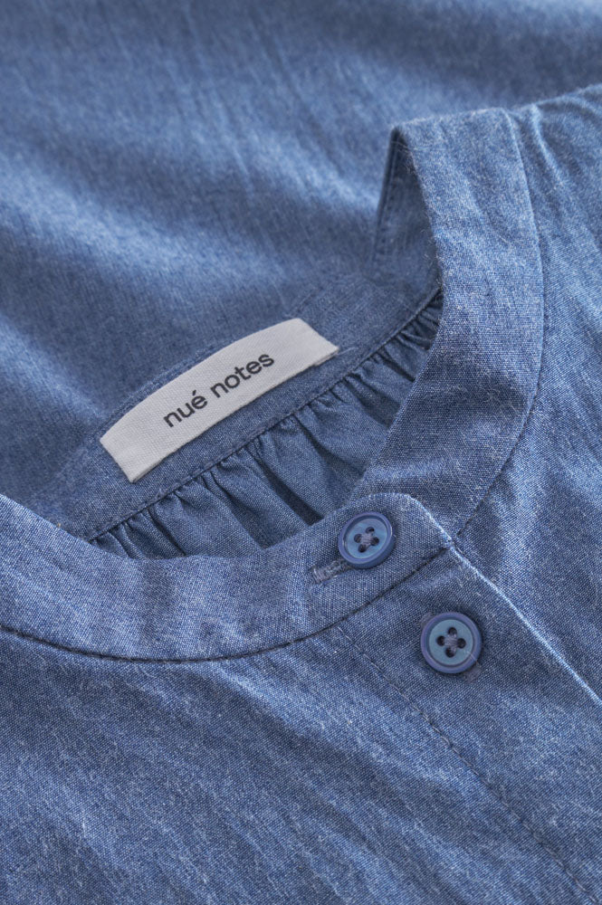 Nué Notes Florian Dusty Blue Shirt