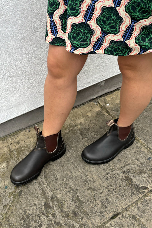 Blundstone 500 Stout Brown Leather Boots