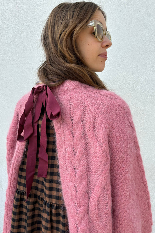 Object Smilla Slate Rose Knit Pullover