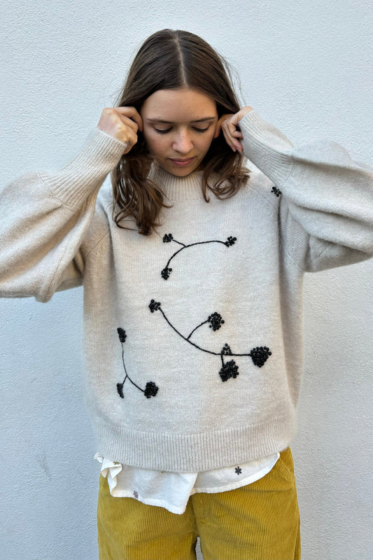 Atelier Reve Morris Birch Embroidered Jumper