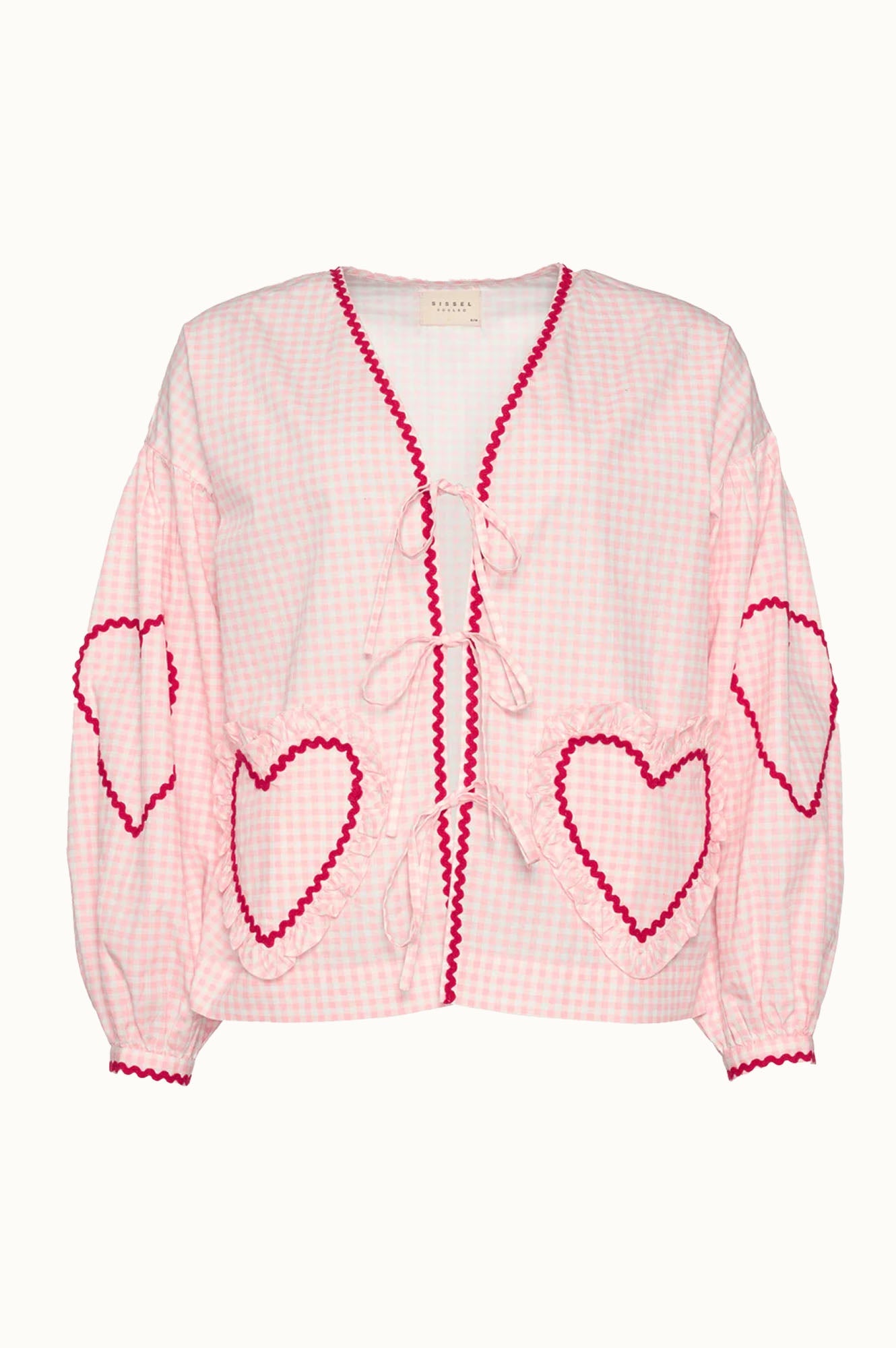 Sissel Edelbo Astrid Pink Checks Top