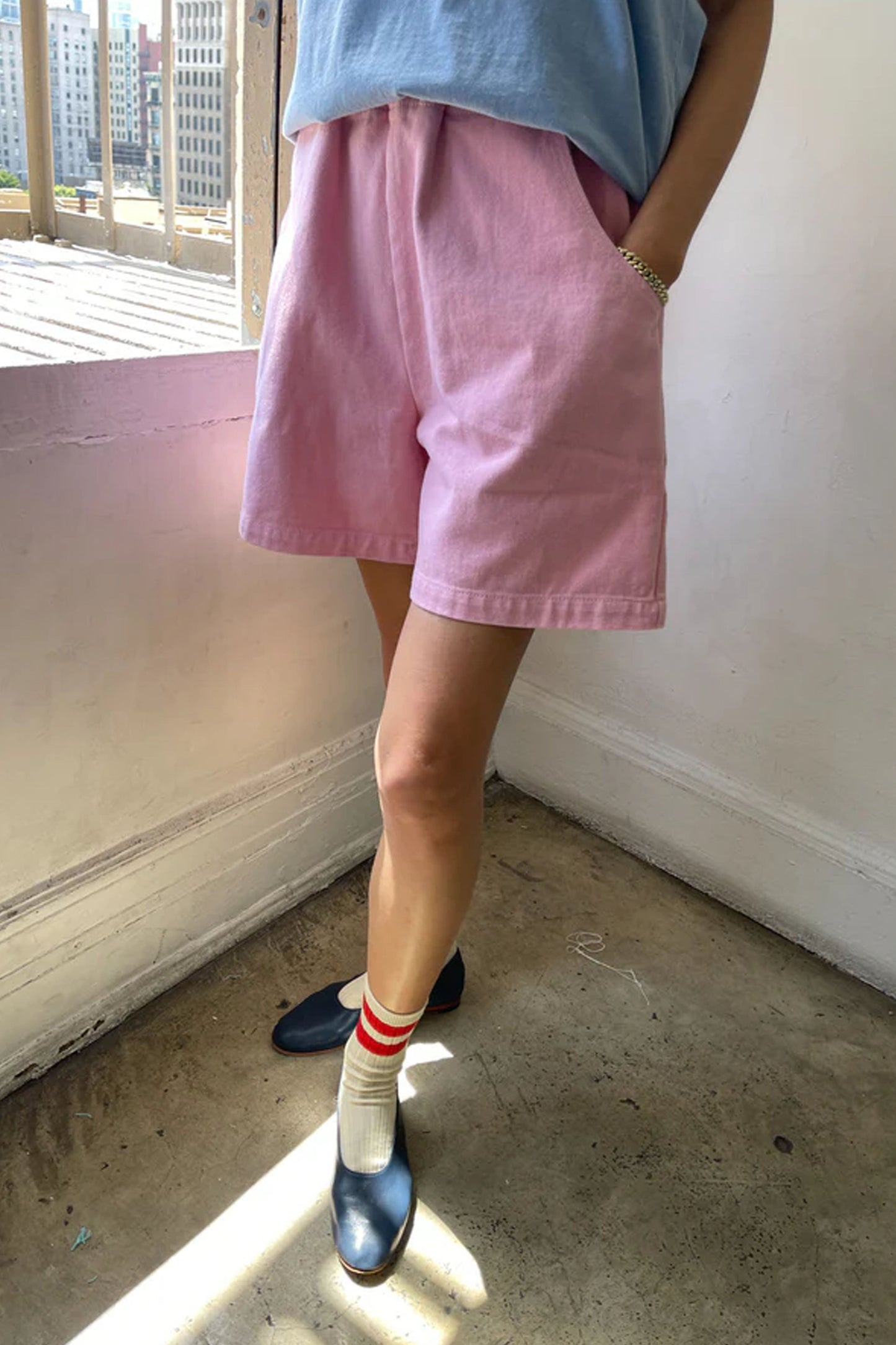 Le Bon Shoppe City Pink Shorts