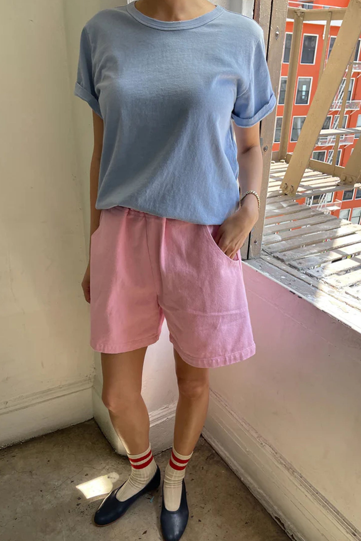 Le Bon Shoppe City Pink Shorts