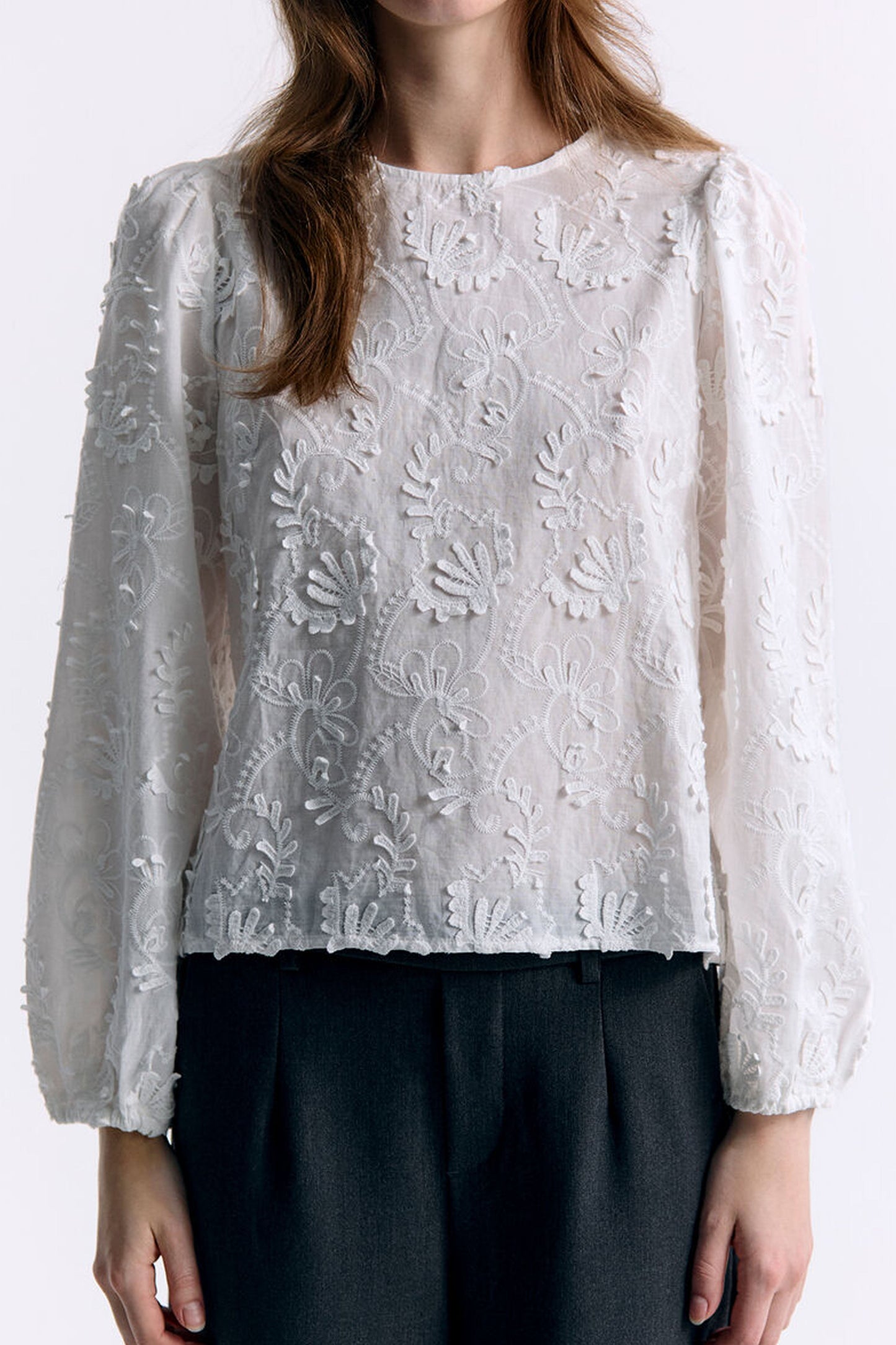 Object Mya Cloud Dancer Blouse