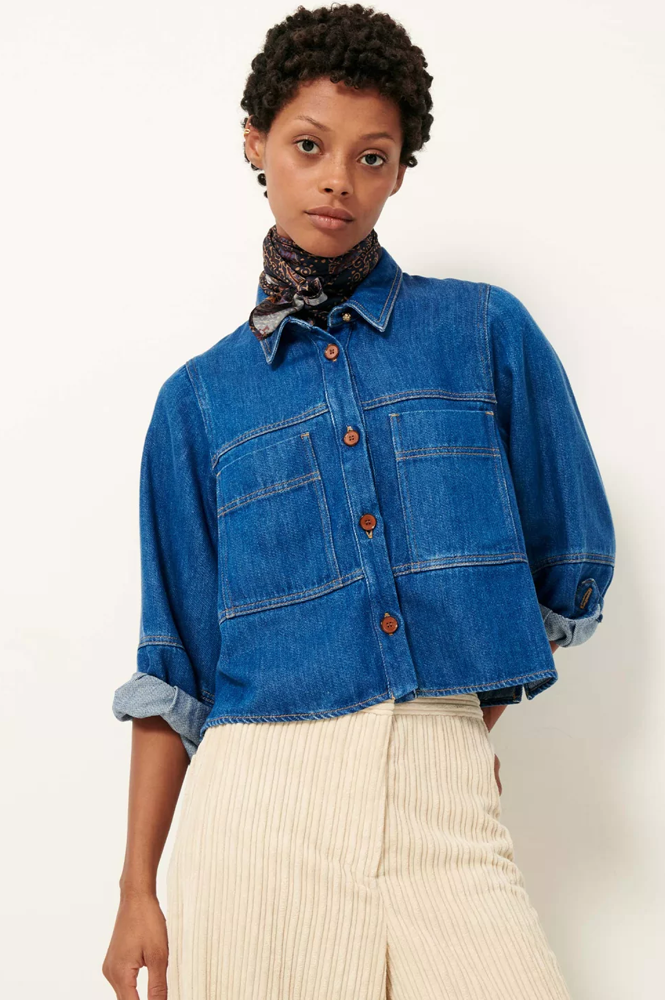 Sessùn Leone Denim Overshirt