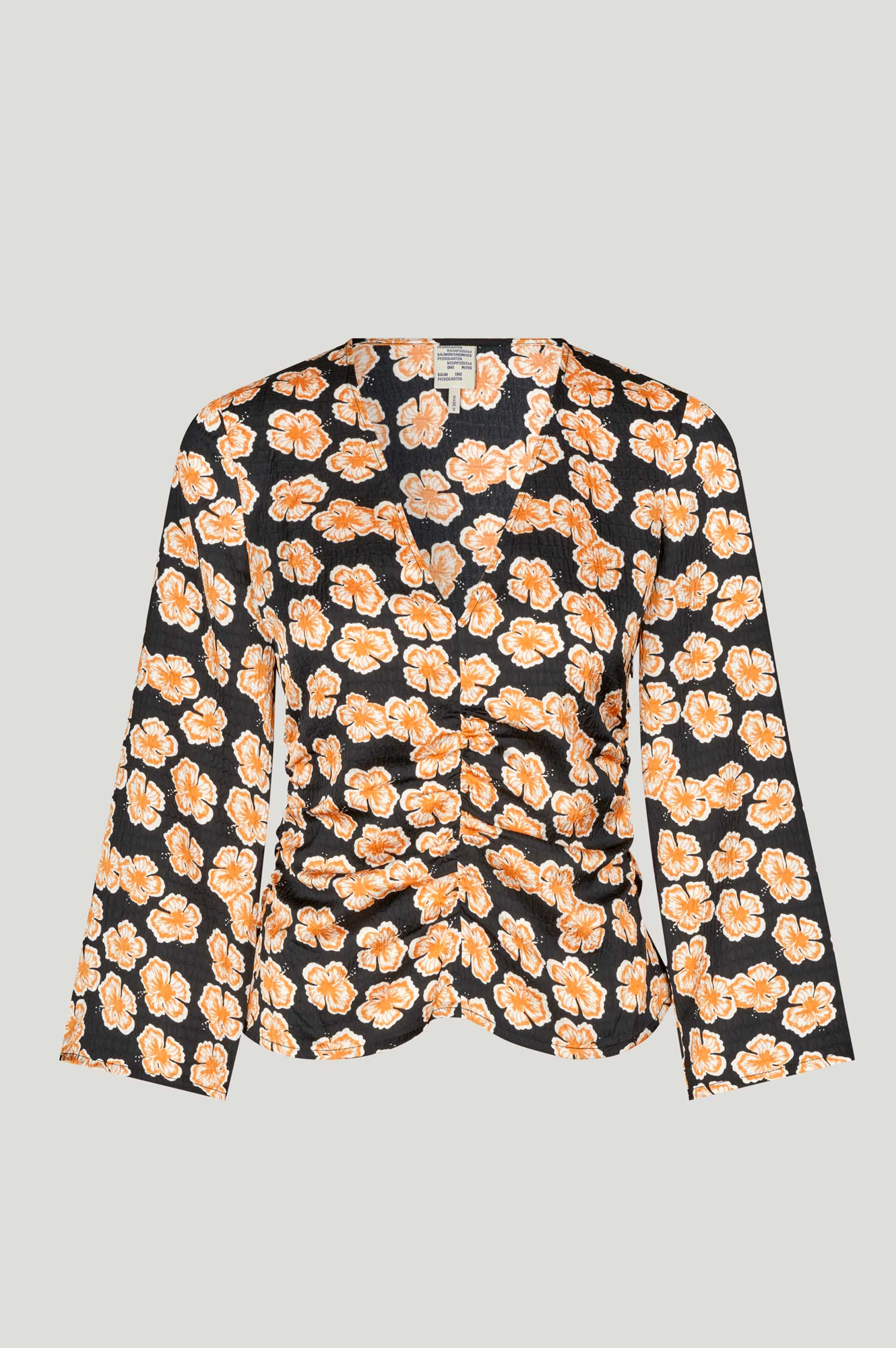 Baum Und Pferdgarten Milis Orange Hawaii Flower Blouse